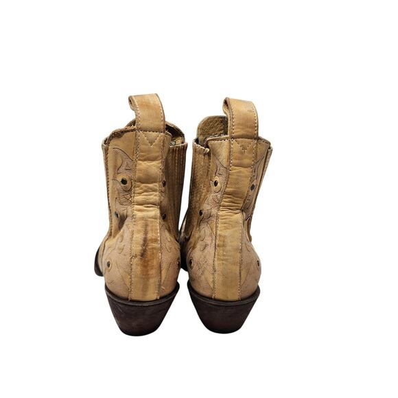 Old Gringo Juno Suede Leather Tan Embroidered Cowgirl Boots Western Size 6.5 B - Picture 10 of 11